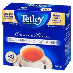 Tetley Tea Bags Orange Pekoe Decaffeinated - 80 ea | Zehrs