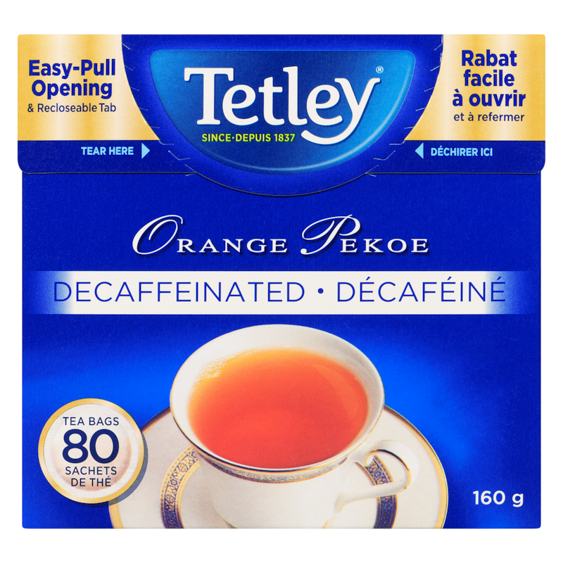 Tea Bags Orange Pekoe Decaffeinated