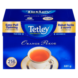 Tetley Tea Bags Orange Pekoe 216ct 681 g, $1.91/100g