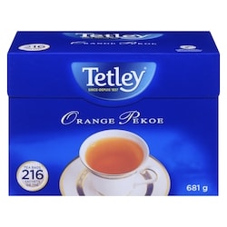 Tetley Tea Bags Orange Pekoe 216ct 681 g, $1.47/100g