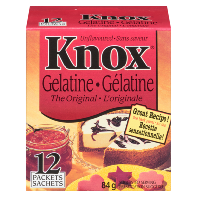 Knox Gelatine The Original Unflavoured 84 g, $8.32/100g