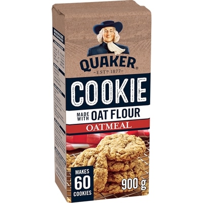 Quaker Oat Flour Cookie Mix, Oatmeal 900 g, $0.78/100g