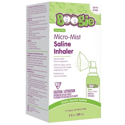 Boogie Wipes Micro-Mist Saline Inhaler 50 ml, $50.00/100ml