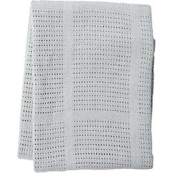 Cotton Cellular Blankets - Grey 