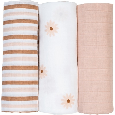 Lulujo Receiving Blankets 3PK - Daisies  1 ea, $25.49/1ea