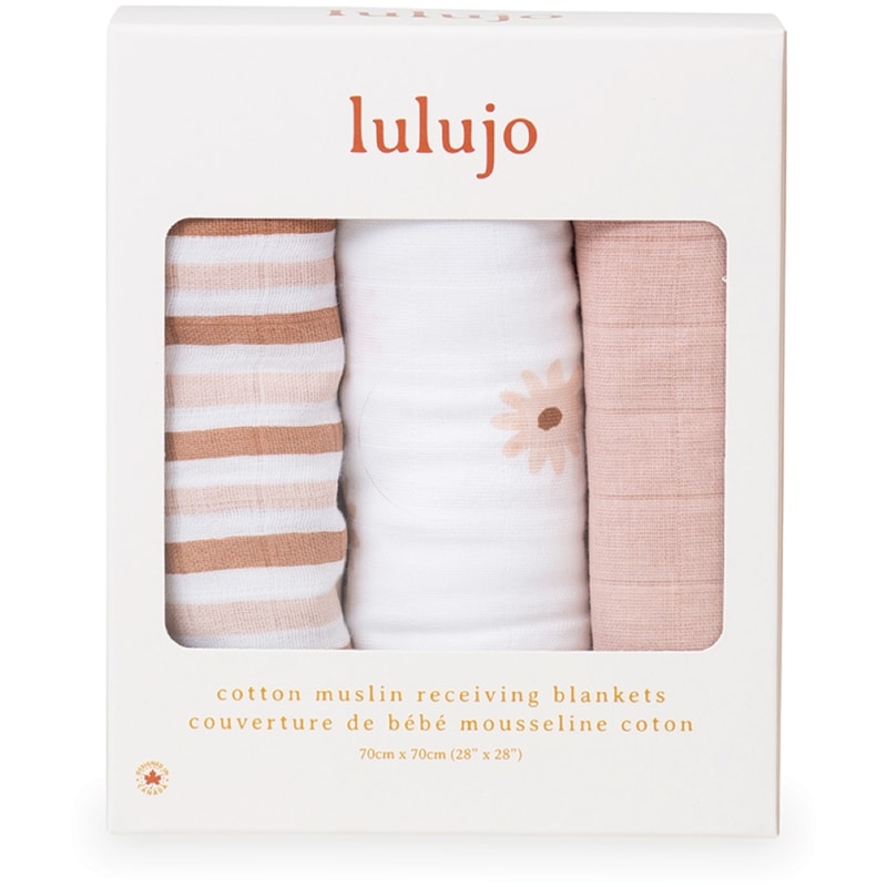 Receiving Blankets 3PK - Daisies 