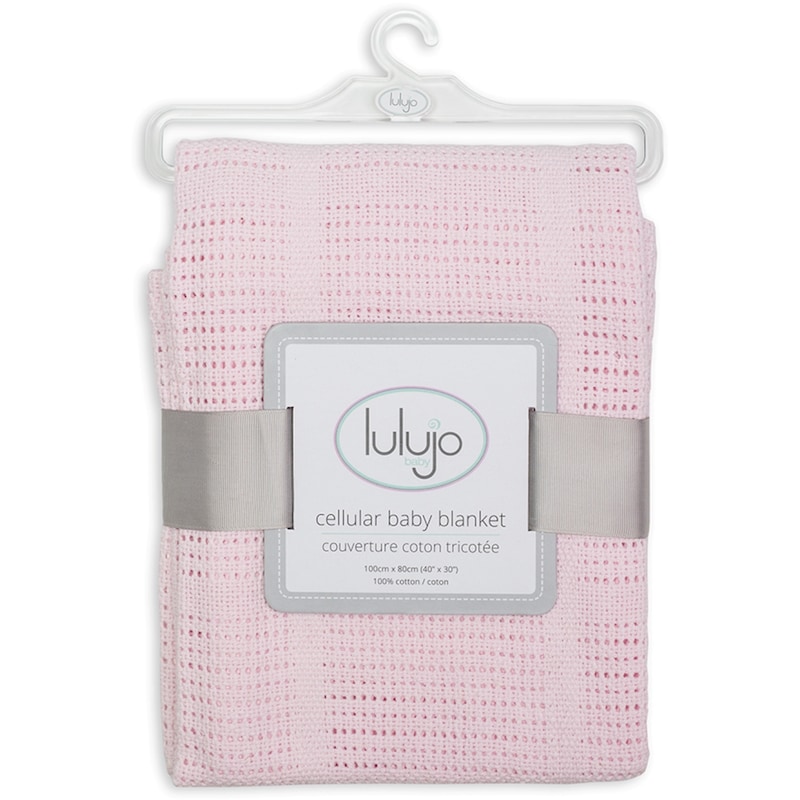 Cotton Cellular Blankets - Pink 