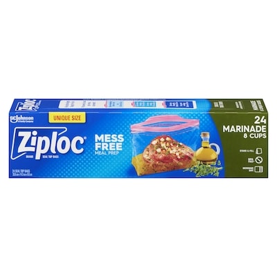 Ziploc Seal Top Bags Marinade 24 ea, $0.25/1ea
