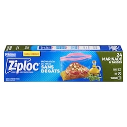 Ziploc Sacs à fermeture étanche marinade 24 ea, 0,27 $/1ch