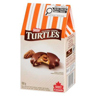 Chocolat au lait avec caramel onctueux et pacanes