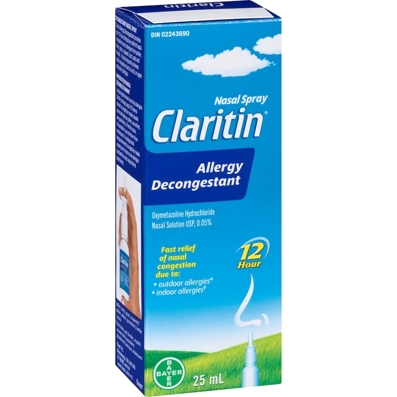 Allergy Decongestant Nasal Spray 12 Hour