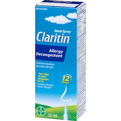 Allergy Decongestant Nasal Spray 12 Hour