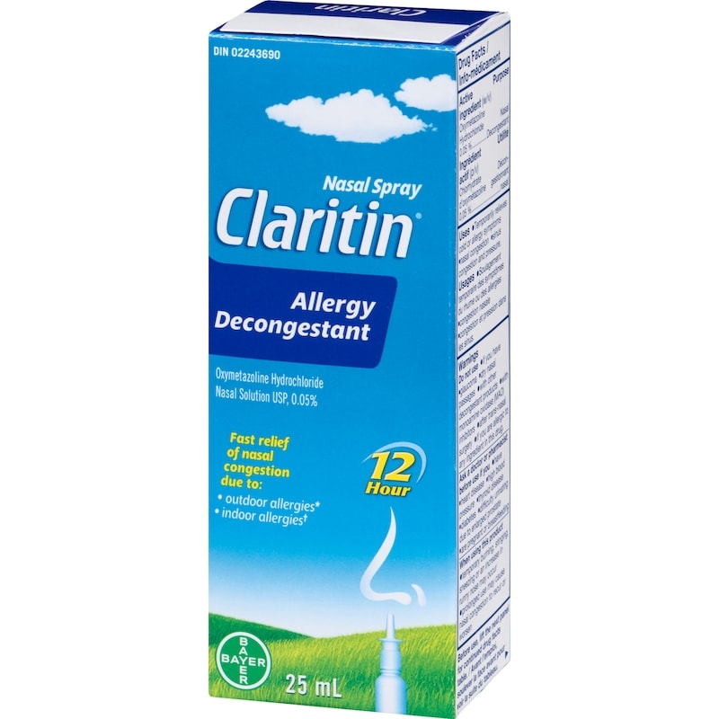 Allergy Decongestant Nasal Spray 12 Hour
