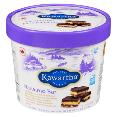 Kawartha Ice Cream, Nanaimo Bar 1.5 l, $0.63/100ml