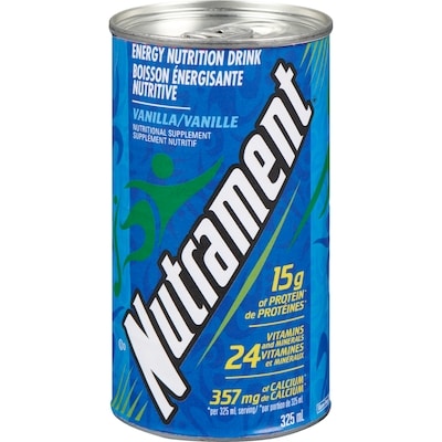 Nutrament Energy Nutrition Drink Vanilla 325 ml, $1.38/100ml