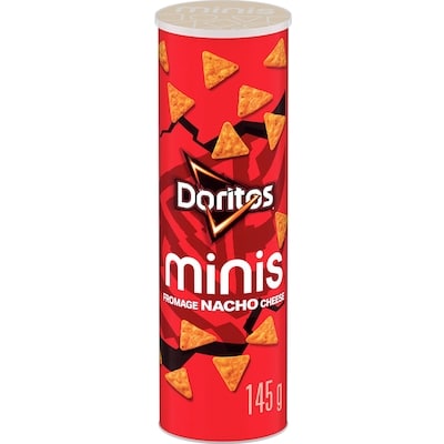 Doritos Minis Nacho Cheese Flavoured Tortilla Chips 145 g, $2.75/100g