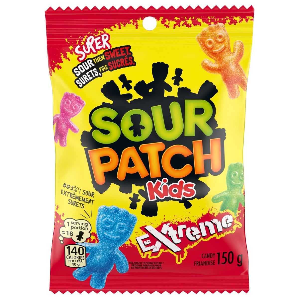 Maynards Sour Patch Kids, Extreme Soft Candy 150 g, $2.19/100g