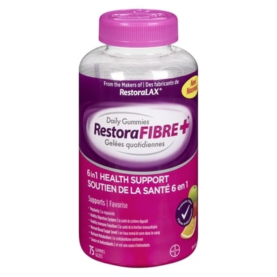 Restoralax Daily Gummies 6 In 1 Health Support 75 ea, $0.24/1ea