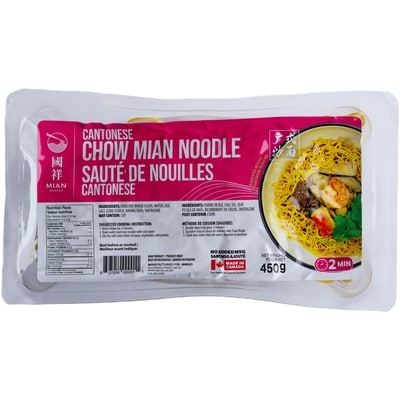 Mian Noodle Cantonese Chow Mian Noodles 450 g, $0.78/100g
