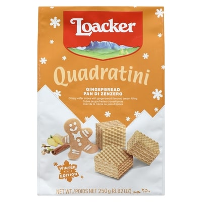 Loacker Crispy Wafer Cubes With Gingerbread Flavored Cream 250 g, $2.00/100g