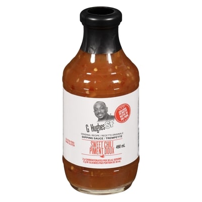 G Hughes Smokehouse Sf Dipping Sauce Sweet Chili 490 ml, $1.63/100ml