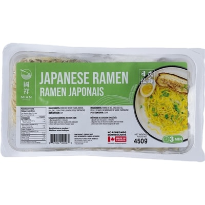 Mian Noodle Ramen japonais 450 g, 0,84 $/100g