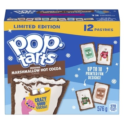 Kelloggs Pastries Frosted Marshmallow Hot Cocoa Flavour Limited Edition 576 g, $1.04/100g