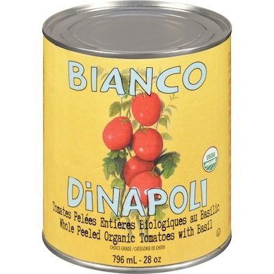 BIANCO DINAPOLI Tomates entières pelées biologiques 796 ml, 1,19 $/100ml