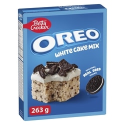 OREO White Cake Mix with OREO Cookie Pieces, 6 Servings