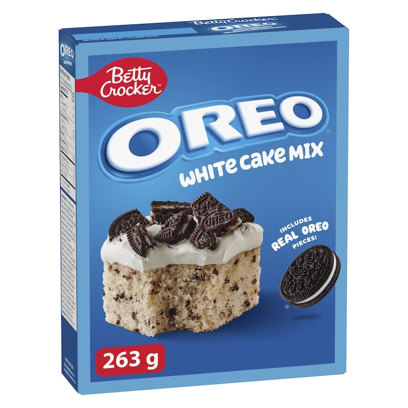 OREO White Cake Mix with OREO Cookie Pieces, 6 Servings