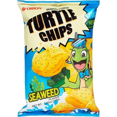 Orion Turtle chips algue snack 160 g, 2,19 $/100g