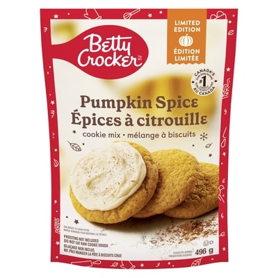 Betty Crocker Cookie Mix Pumpkin Spice Limited Edition 496 g, $1.01/100g