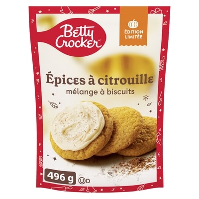 Betty Crocker Mélange à biscuits épices à citrouille édition limitée 496 g, 1,01 $/100g