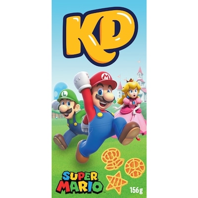 Kraft Kd Super Mario Power-Up Pasta Shapes Macaroni And Cheese 156 g, $1.47/100g