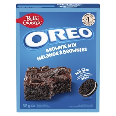 Betty Crocker OREO Chocolate Brownie Mix with OREO Cookie Pieces 385 g, $1.04/100g
