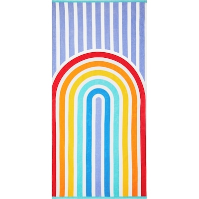 Everyday Essentials Beach Towel - Rainbow 1 ea, $10.00/1ea