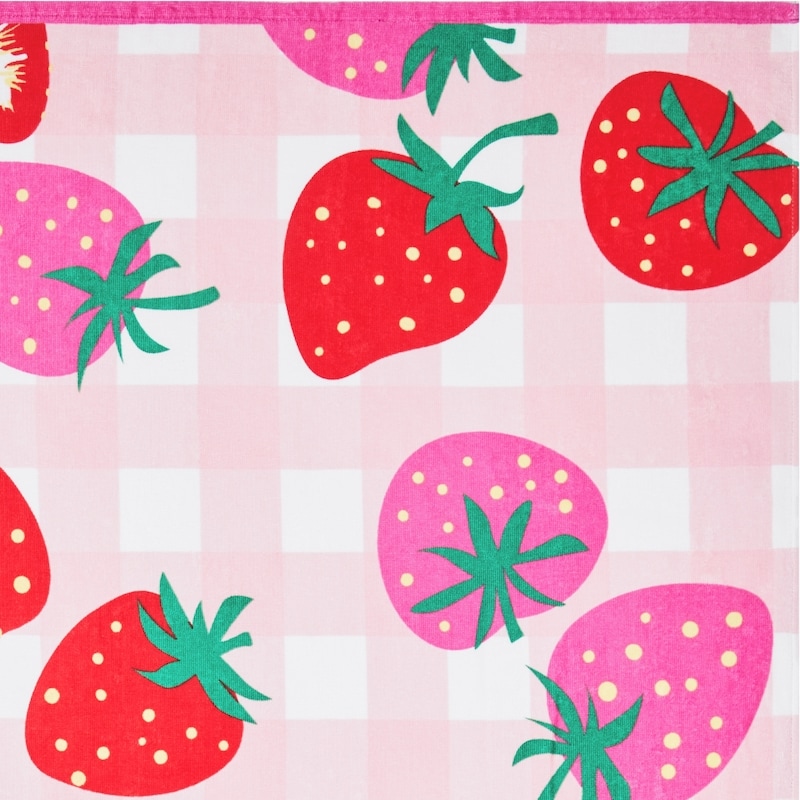 Beach Towel - Strawberries