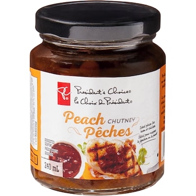 President's Choice Peach Chutney 240 ml, $2.29/100ml