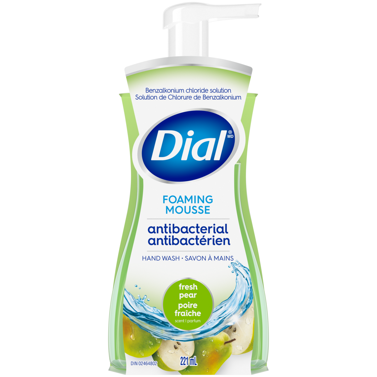 Dial Antibacterial Foaming Hand Wash, Fresh Pear 221 ml, $1.94/100ml