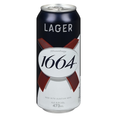 Kronenbourg 1664 Lager (ID required at pick-up) 473 ml, $0.73/100ml