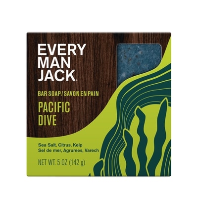 Every Man Jack Bar Soap, Pacific Dive 142 g, $6.68/100g