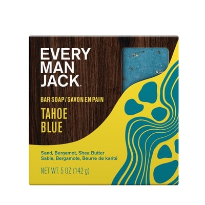 Every Man Jack Savon en barre, Bleu Tahoe 142 g, 6,68 $/100g