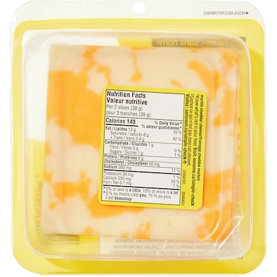 Marble Cheddar Cheese Slices