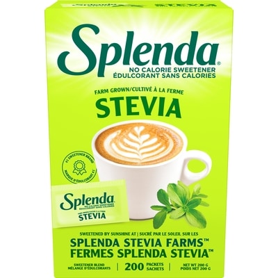 Splenda Sachets d'édulcorant à la stévia 200ct 200 g, 6,50 $/100g