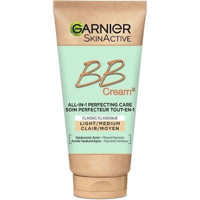 Garnier BB Crème Classique, Clair/Moyen, Perfecteur de peau 5 en 1 50 ml, 51,98 $/100ml