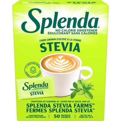 Splenda Sachets d'édulcorant à la stévia 50ct 50 g, 12,98 $/100g