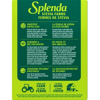 Sachets d'édulcorant à la stévia 50ct