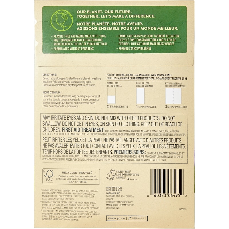 Planet First™ Laundry Strips Lavender Scent