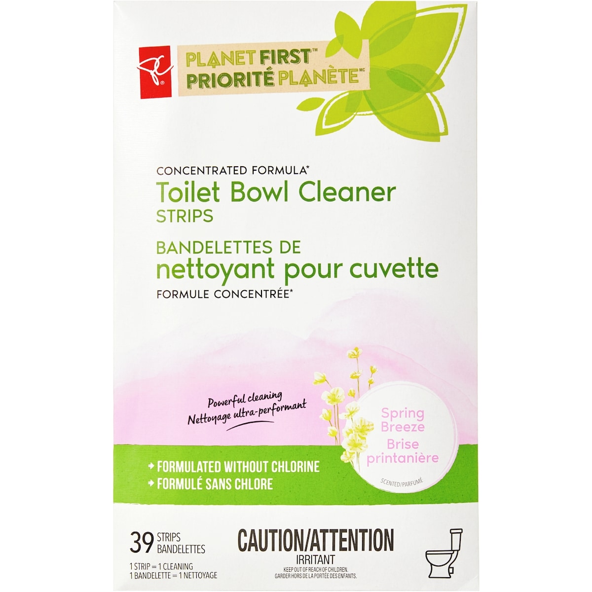 President's Choice Planet First™ Toilet Bowl Strips Fresh Breeze Scent 39 ea, $0.26/1ea