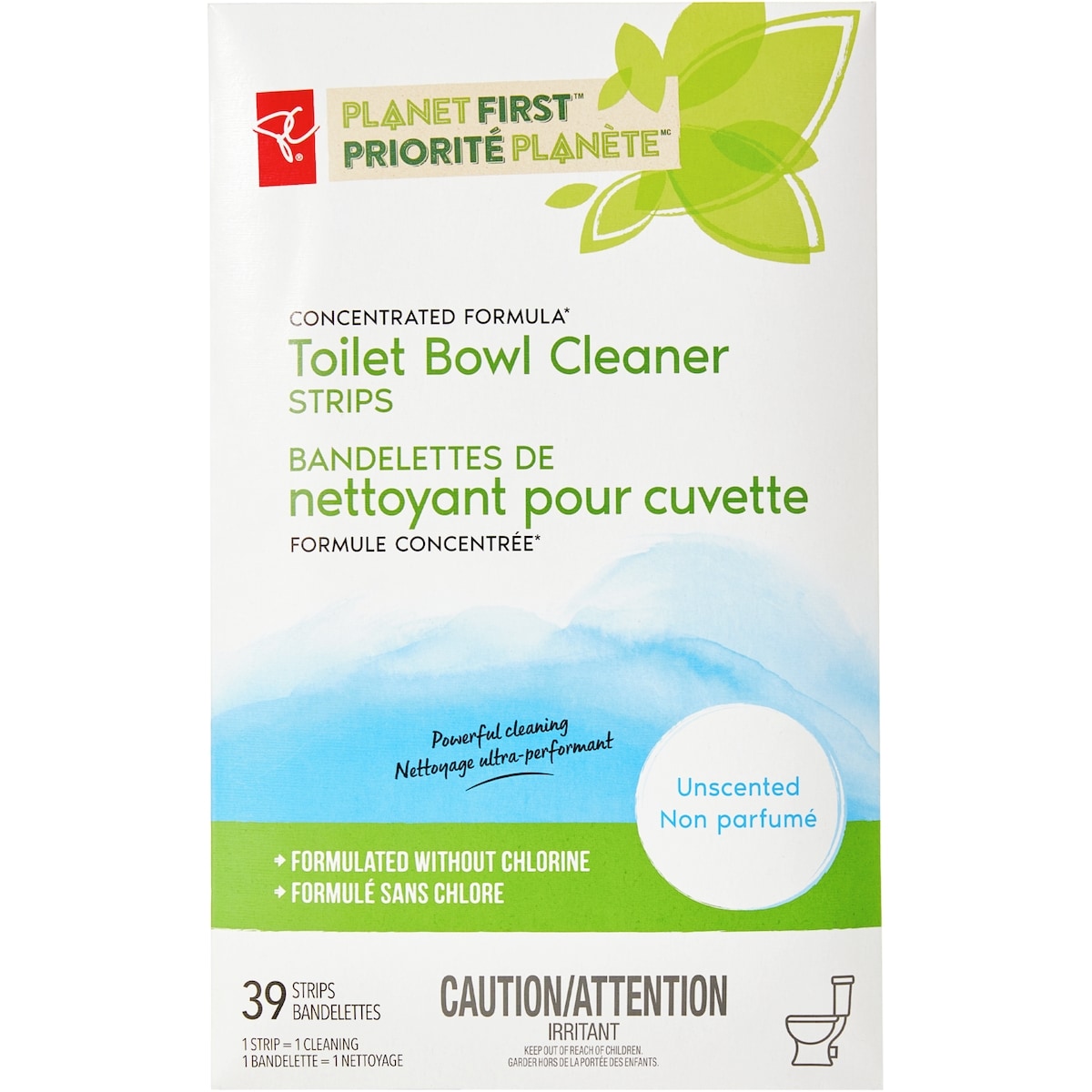 President's Choice Planet First™ Toilet Bowl Strips Fragrance Free 39 ea, $0.26/1ea